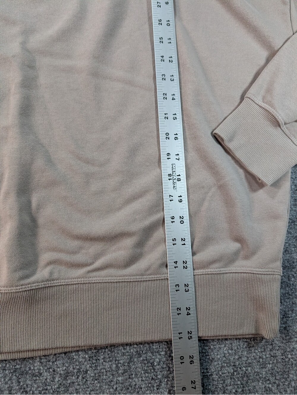 Reebok Women's Beige Oversized Pullover Sweatshirt XXXL - Picture 6 of 8